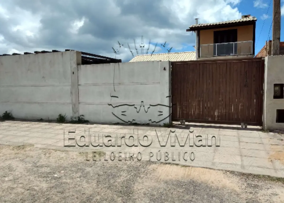 LOTE 001 - Venda Judicial Trabalhista de casa em Balneário Presidente, na Rua Washington Luiz, 1146