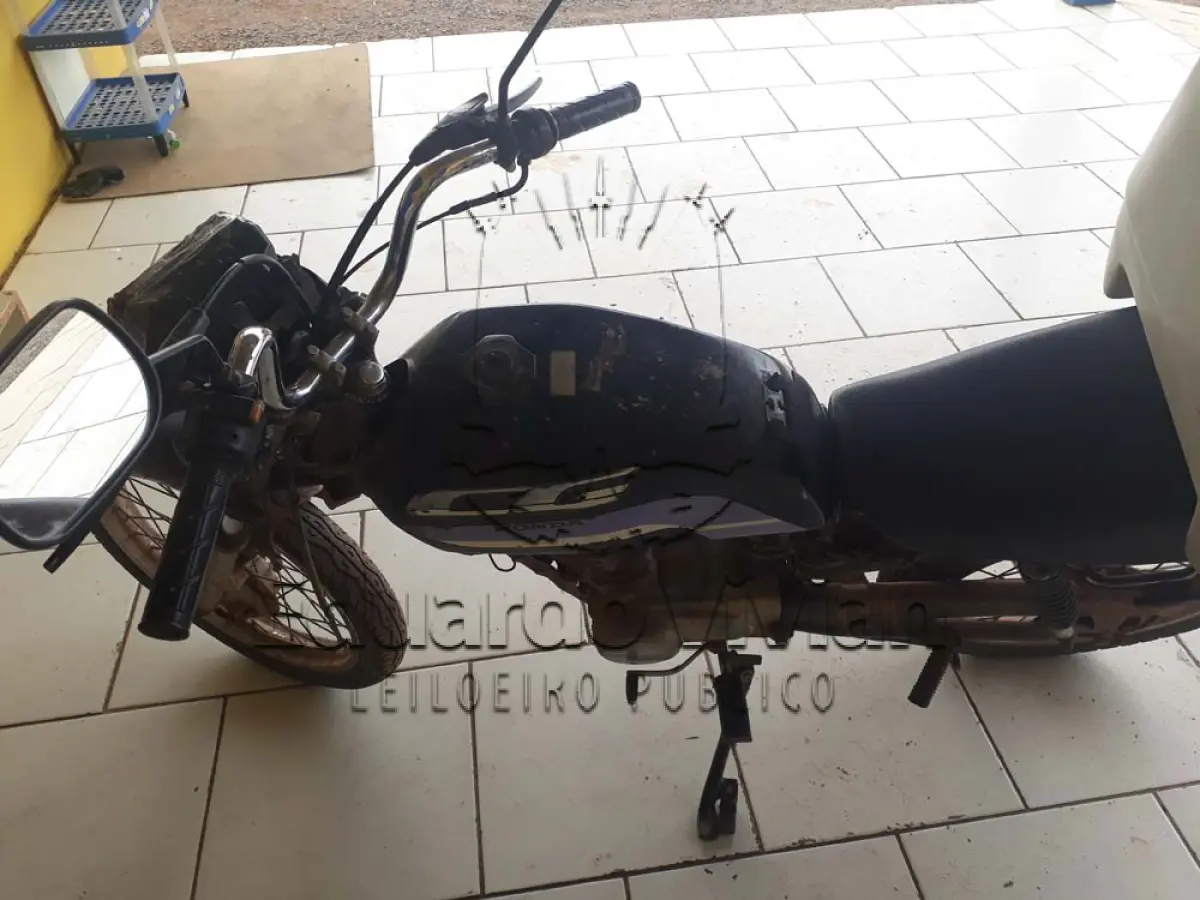 LOTE 003 - Veículo marca/modelo: HONDA/CG 125 TODAY, Ano/modelo: 1991/1991,