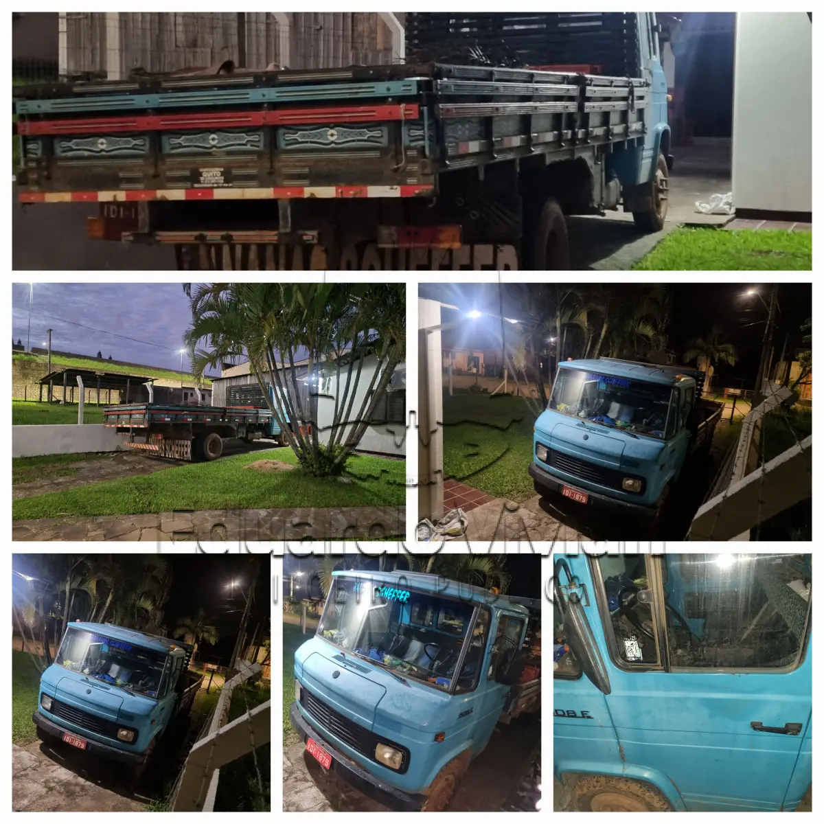 LOTE 001 - M.BENZ/L 608 D Ano/modelo: 1987/1987 Placa: IDI1879 Chassi: 9BM308325GB735557 RENAVAM: 571785638.