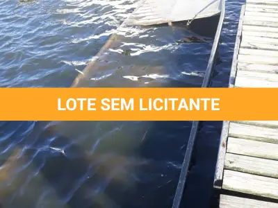 LOTE 004 - VENDA JUDICIAL DE BARCO DE ALUMÍNIO TIPO CHATA MEDINDO 6,06 M