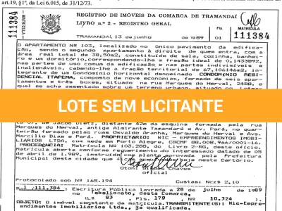 LOTE 01 - VENDA DE APARTAMENTO EM TRAMANDAI NA ZONA NOVA