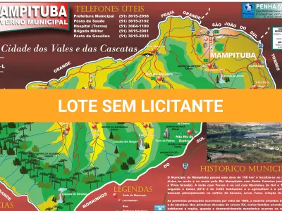 LOTE 001 - VENDA JUDICIAL DE IMÓVEL SITUADO EM MAMPITUBA-RS - 1ª VARA CÍVEL - COMARCA DE TORRES -