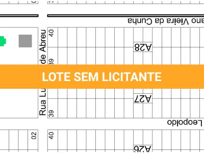LOTE 001 - Lotes 01, 02, 03 e 04 da quadra A-28, da matrícula nº 027.807, localizados na Av. Atlântico, Magistério.