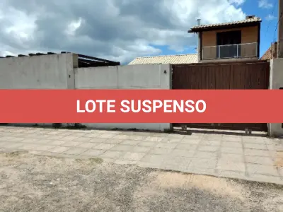 LOTE 001 - Venda Judicial Trabalhista de casa em Balneário Presidente, na Rua Washington Luiz, 1146