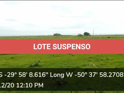 LOTE 001 - VENDA JUDICIAL DE IMÓVEL RURAL PELA COMARCA DE SANTO ANTÔNIO DA PATRULHA COM AREA DE 318.229,00 m2