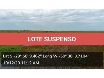 LOTE 001 - VENDA JUDICIAL DE IMÓVEL RURAL PELA COMARCA DE SANTO ANTÔNIO DA PATRULHA COM AREA DE 318.229,00 m2