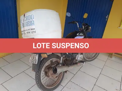 LOTE 003 - Veículo marca/modelo: HONDA/CG 125 TODAY, Ano/modelo: 1991/1991,