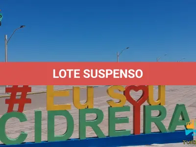 LOTE 001 - VENDA JUDICIAL CÍVEL DE IMÓVEL EM CIDREIRA