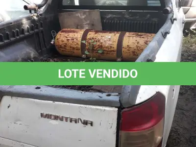 LOTE 001 - VENDA JUDICIAL DE VEICULO  CHEVROLET/MONTANA LS ANO 2012