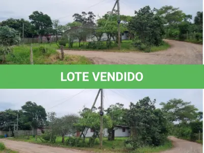 LOTE 001 - Duas casas de alvenaria edificadas sobre uma fração ideal de doze mil, seiscentos e vinte e nove metros quadrados (12.629,00 m²). Localização do Bem: Estrada Pontal, Boa Vista, Terra de Areia (esquina com a Rua Três).