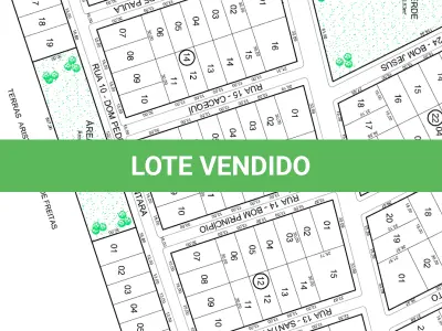 LOTE 001 - Em Osório, no Loteamento Parque Serramar, o imóvel matricula  64.603, avaliado em R$ 80.000,00, sendo o Lote 13 da Quadra 13