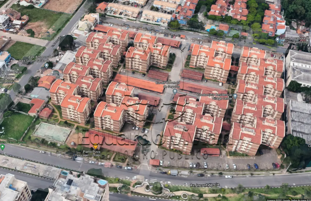 LOTE 04 - Em Canoas, na Rua Inconfidência, nº 1357, no Condomínio Edifício Residencial Village Center, o apartamento 504, do Bloco 20, Matrícula 78,596 do RI de Canoas