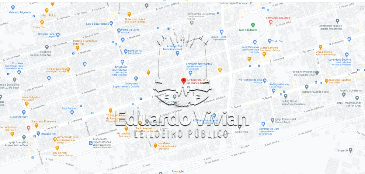 LOTE 02 - Em Canoas, no Bairro Rio Branco, na Rua Avai, o Lote 18, da Quadra 03, Vila Seibel, Matricula no RI de Canoas nº 38.377, na quadra formada pelas vias Primavera, nº 1619, onde forma esquina