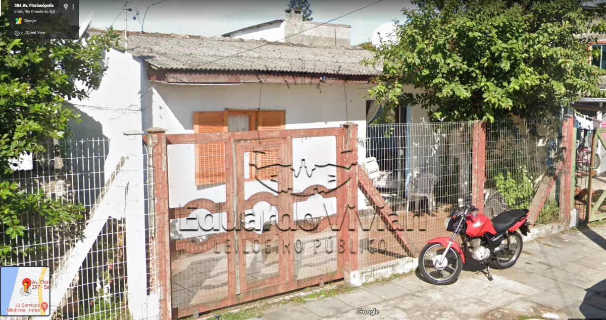 LOTE 004 - ** PRAÇA PÚBLICA JUDICIAL DE IMÓVEL EM IMBE NO LOTEAMENTO SANTA CATARINA, NA RUA FLORIANÓPOLIS **