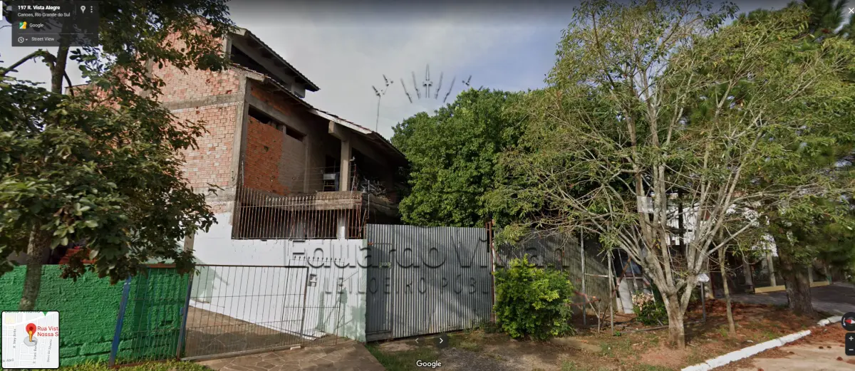 LOTE 01 - Venda Judicial de um terreno urbano com uma edificação, em fase de construção/acabamento, no Loteamento Vila Capri, Bairro Estancia Velha, sendo o lote 22 da Rua O 2, na Quadra 01. Há notícia de que a Rua 02 seria a atual Vista Alegre, tendo a casa o número 222
