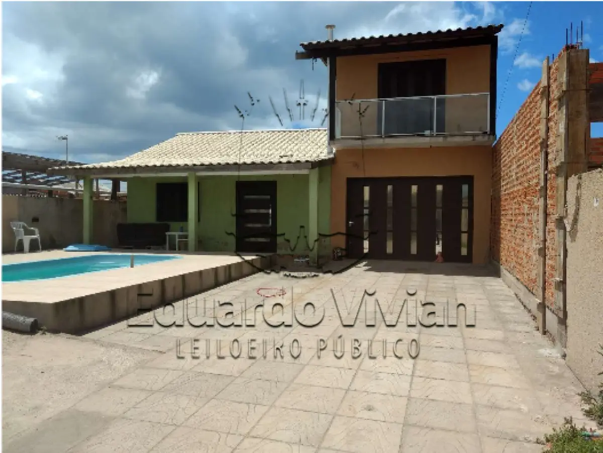 LOTE 001 - Venda Judicial Trabalhista de casa em Balneário Presidente, na Rua Washington Luiz, 1146