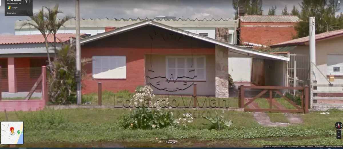 LOTE 001 - VENDA JUDICIAL TRABALHISTA DE CASA EM BALNEARIO ALBATROZ -  na Av. Albatroz, 111 -