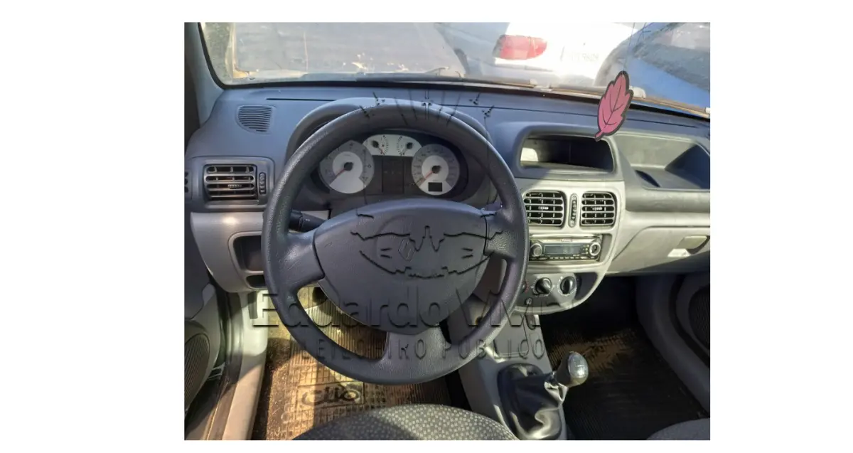 LOTE 001 - VENDA JUDICIAL TRABALHISTA DE VEÍCULO RENAULT CLIO