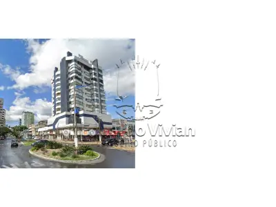 Em Tramandaí, no Edifício Meridian, o apartamento de cobertura nº 1202 e os boxes de estacionamento nº  29 e 30.