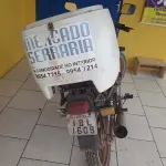 LOTE 003 - Veículo marca/modelo: HONDA/CG 125 TODAY, Ano/modelo: 1991/1991,