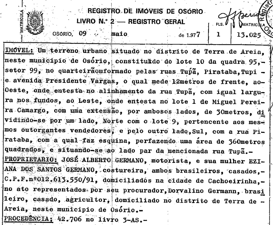 COMARCA DE TERRA DE AREIA - VENDA JUDICIAL DE RESIDÊNCIA -